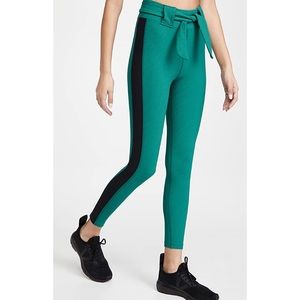 NWT Year of Ours Green & Black Thermal Performance Ski Pants Leggings size Large